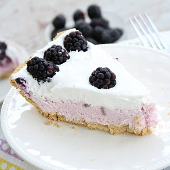 Blackberry Yogurt Pie
