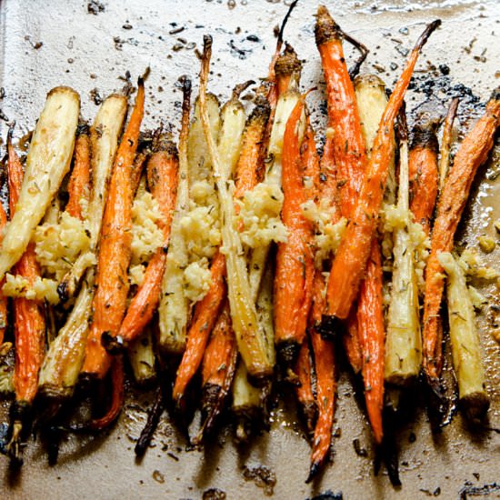 Roasted Carrots and Parsnips