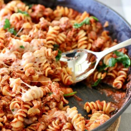 Easy Italian Pasta Skillet