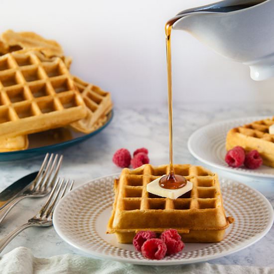 The Best Fluffy Waffles