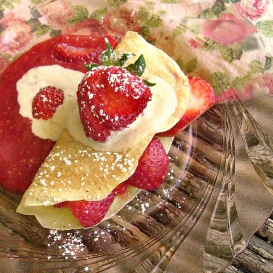 Strawberry Crepes