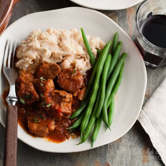 Pork and Chorizo Stew