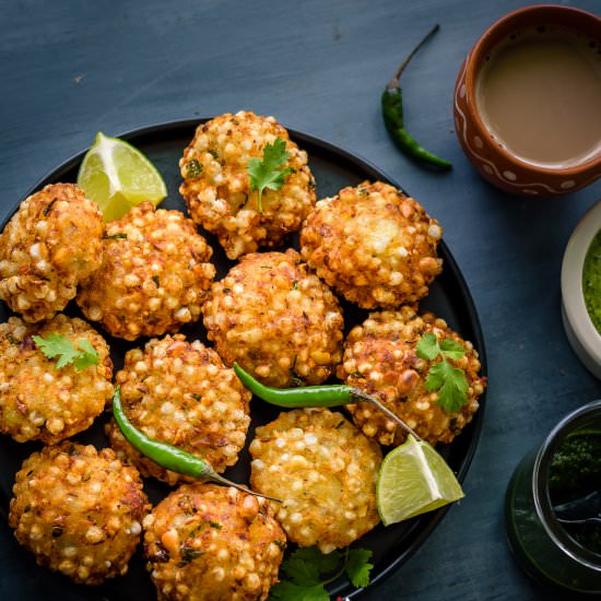 Sabudana Vada (Tapioca Fritters)