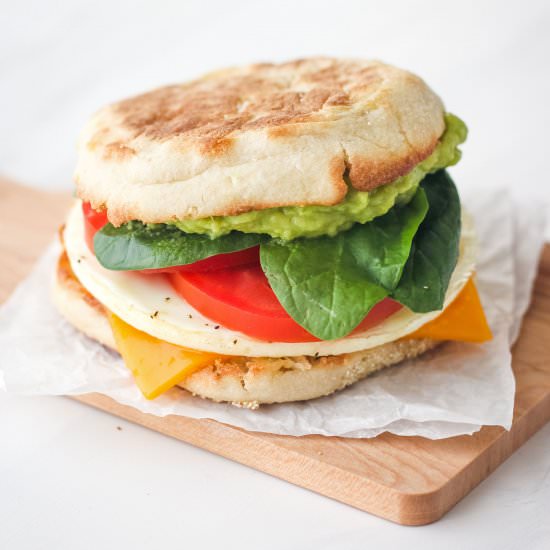 Toaster Oven Breakfast Sandwich