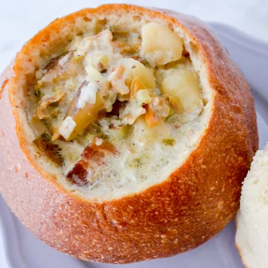 Slow Cooker Clam Chowder
