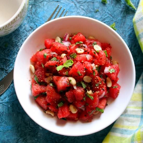 Indian Watermelon Salad