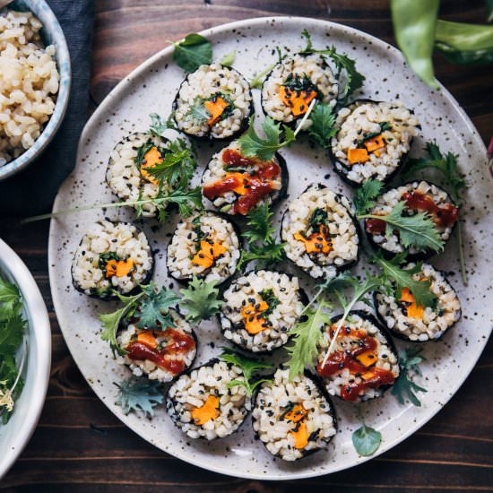Vegan Sweet Potato Sushi