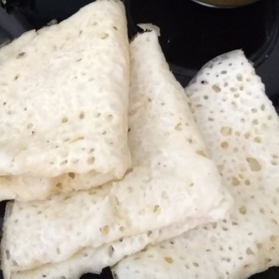 Neer Dosa (Vegan & Gluten Free)