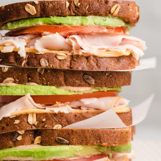 Turkey Avocado Sandwich
