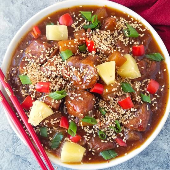 Pressure Cooker Sweet & Sour Pork