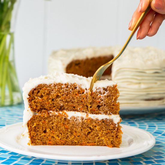 Easy Carrot Cake with Cream Cheese