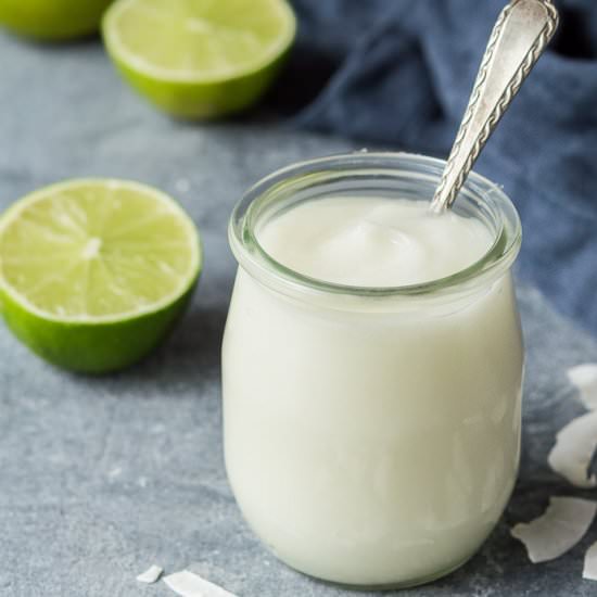 Coconut Lime Curd (vegan)