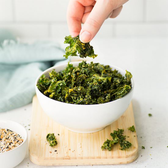 Everything Bagel Kale Chips