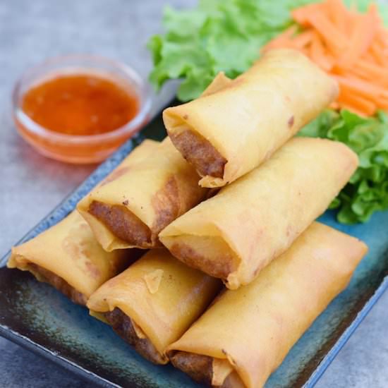 POH PIA TOD | Thai Pork Egg Roll