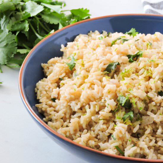 Easy Cilantro Lime Rice