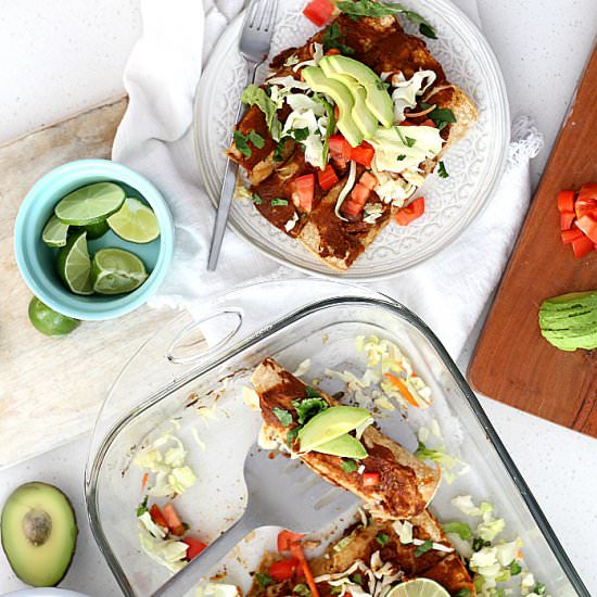 Healthy Chicken Enchiladas