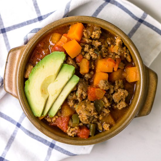 Whole30 Slow Cooker Chilli