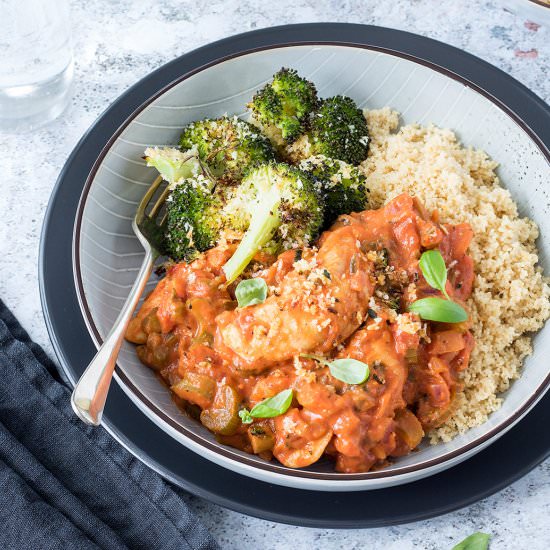 Tomato and Basil Chicken