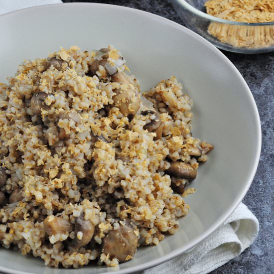 Mushroom and rosemary barley
