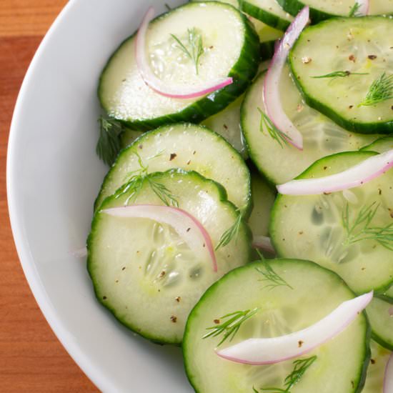 Dill Cucumber Salad