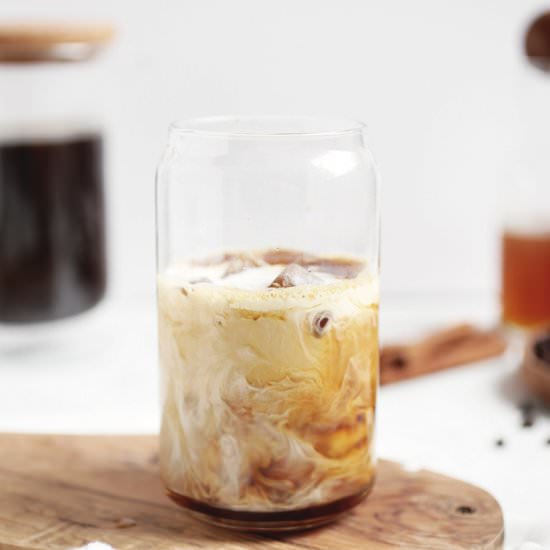 Iced Cinnamon Honey Latte