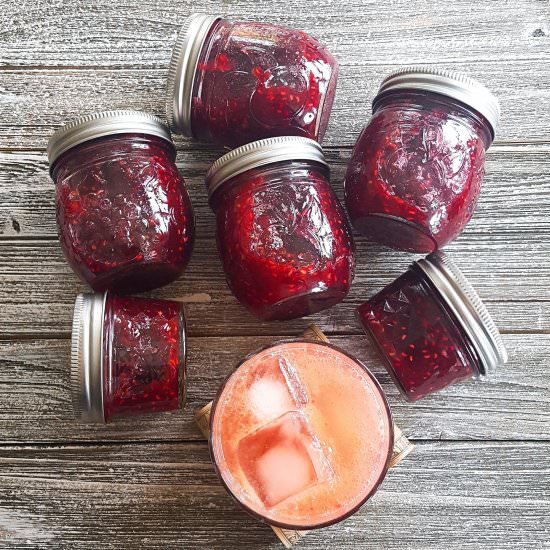 Raspberry Cherry Lime Jam