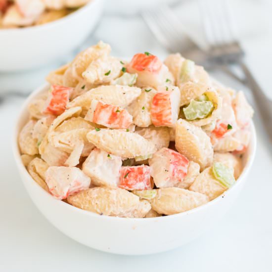 Homestyle Seafood Pasta Salad