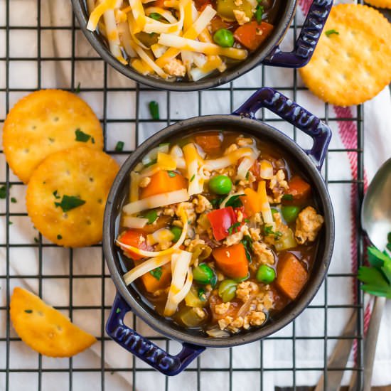 Crock Pot Hamburger Soup