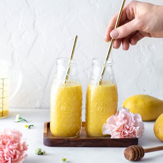 Spiced Vegan Mango Lassi