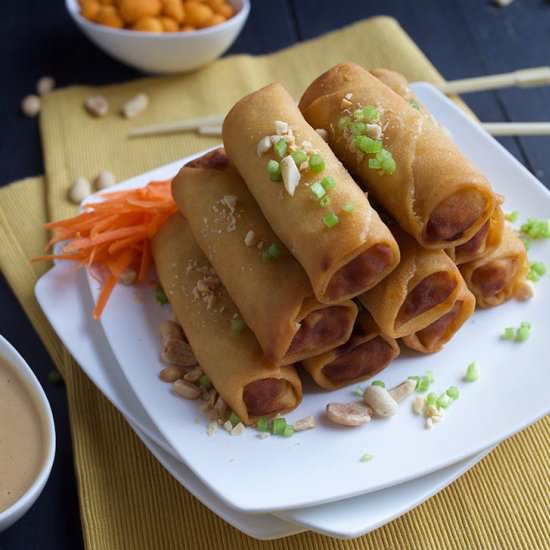 Crispy Spring Rolls – Vegan