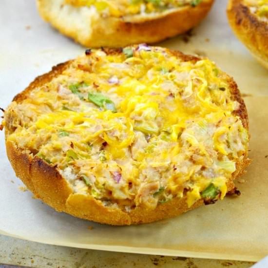 Open-faced Tuna Melt