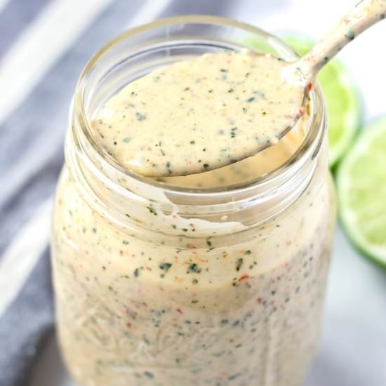 Chipotle Ranch Dressing with Honey