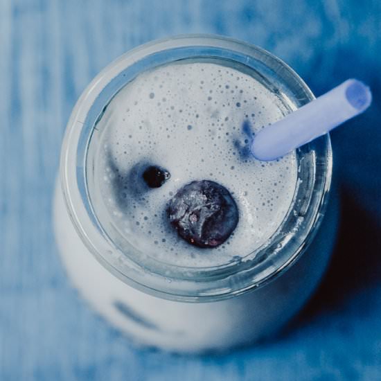 Iced Blueberry Cardamom Moon Milk