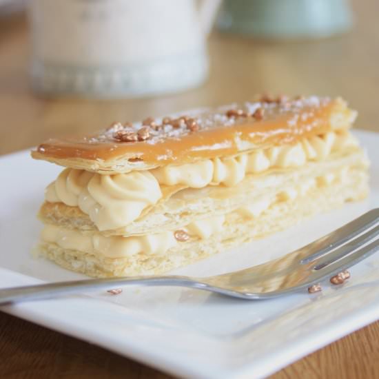 Salted Caramel Mille Feuille