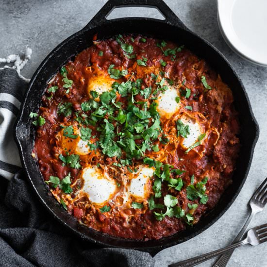 Whole30 Chorizo Shakshuka