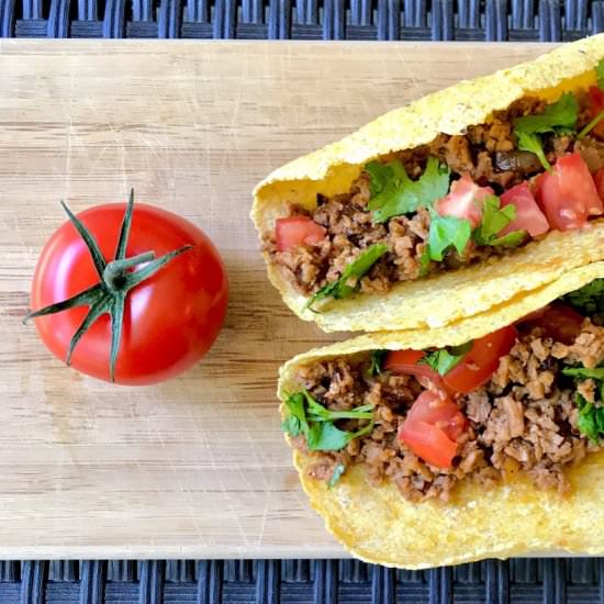 High Protein TVP Tacos (Vegan)