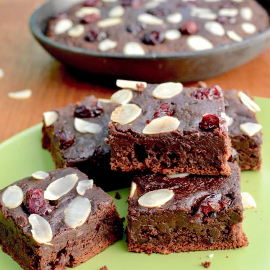 Vegan Skillet Brownie