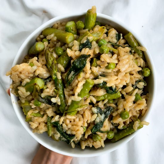 20 Minute Healthy Spring Risotto