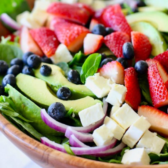 Strawberry Spinach Salad