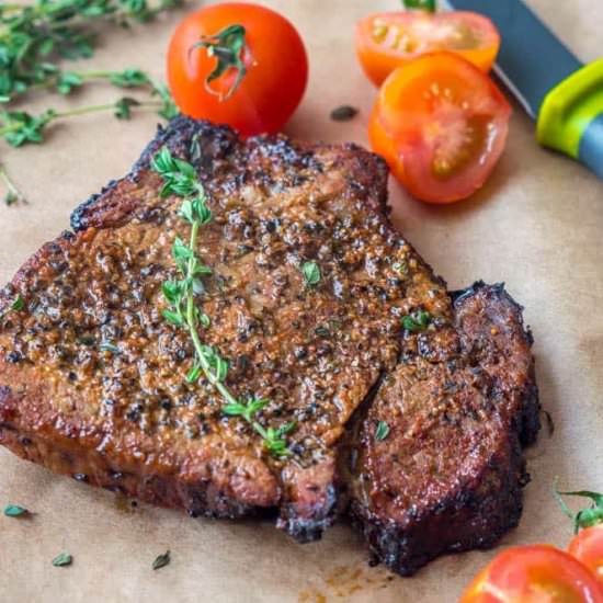 Air fryer steak