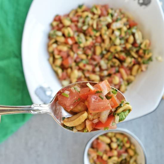 Spicy Indian Peanuts (Peanut Chaat)