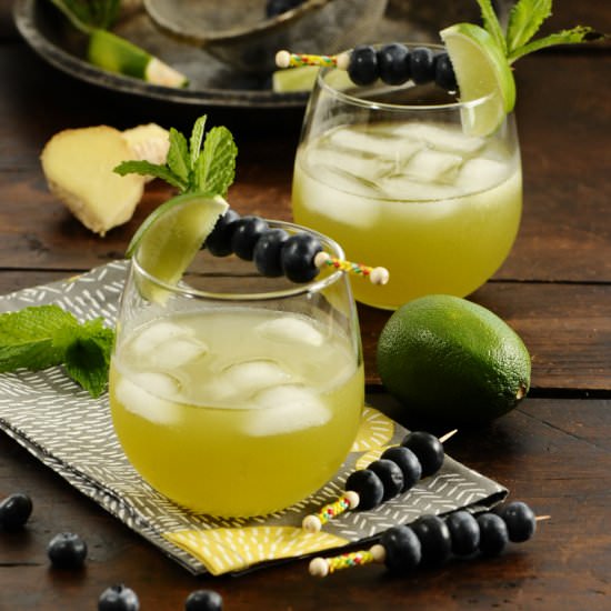 Cucumber Peel Ginger Limeade
