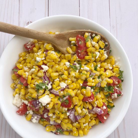 Summer Corn Salad with Tomatoes