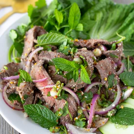 Nue Nam Tok- Thai Beef Salad
