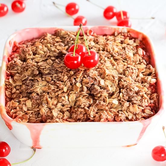 Montmorency Sour Cherry Crumble