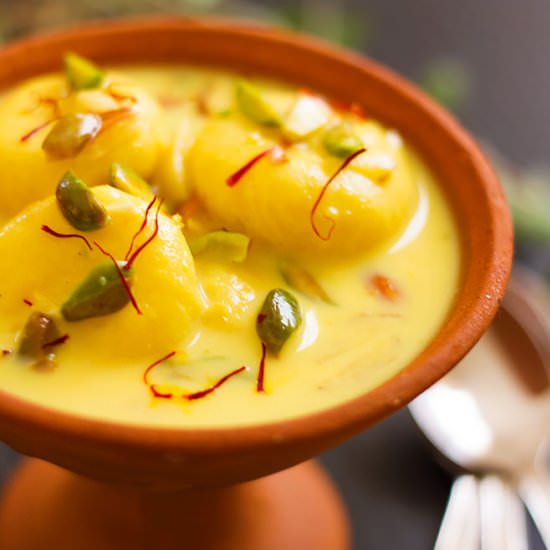 Rasmalai Indian Dessert