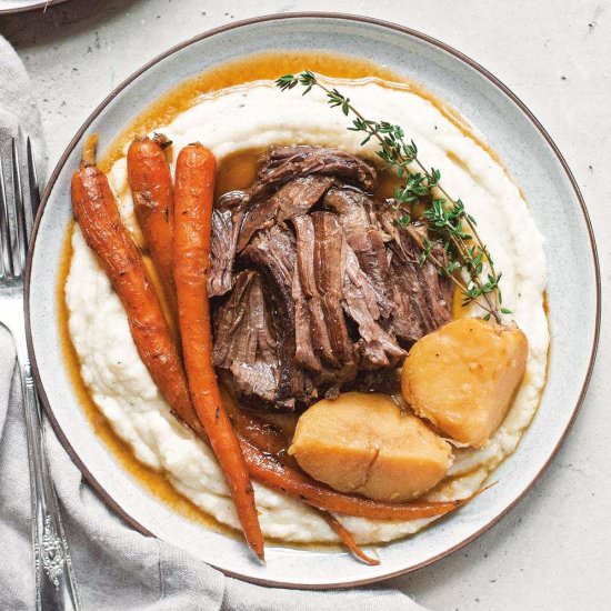 Instant Pot Balsamic Pot Roast