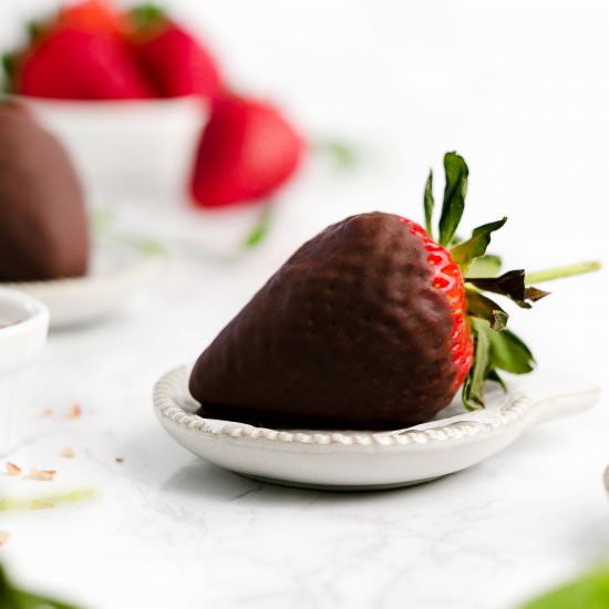 Dark Chocolate Covered Strawberries