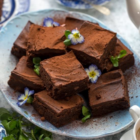 Choc Orange Watercress Brownies
