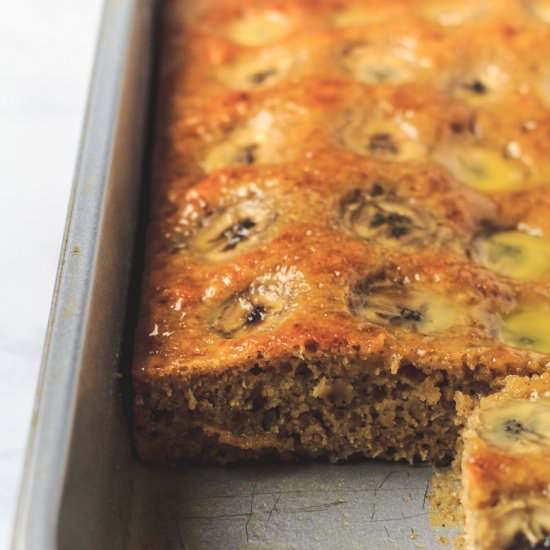 Sticky Toffee Banana Cake